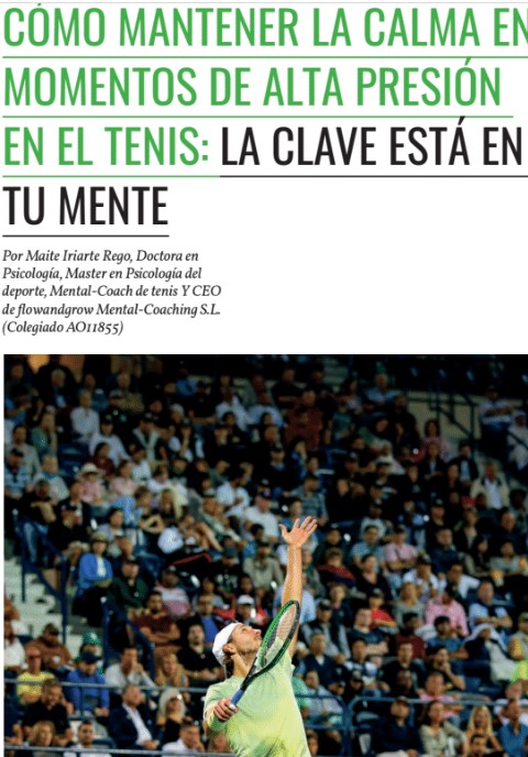 Grand Slam |  Cómo mantener la calma bajo presión