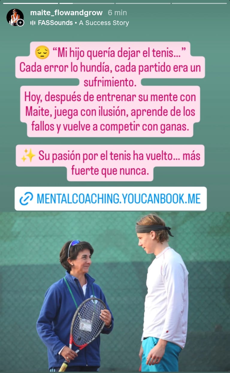 Success-Review |  Mi hijo ya habría colgado la raqueta
