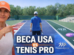 YouTube | Beca USA vs. Tenis profesional