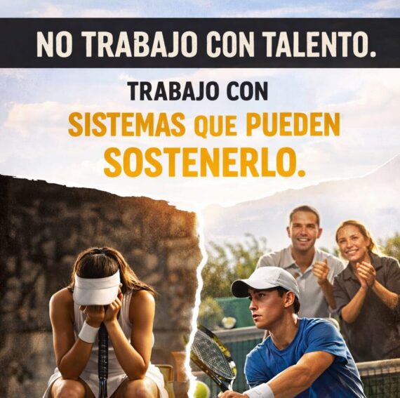 NO TRABAJO CON TALENTO. TRABAJO CON SISTEMAS QUE PUEDEN SOSTENER TALENTO.