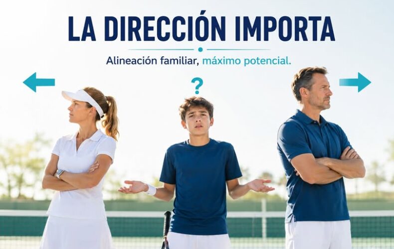 La dirección importa: cuando la familia no rema unida, el jugador compite dividido