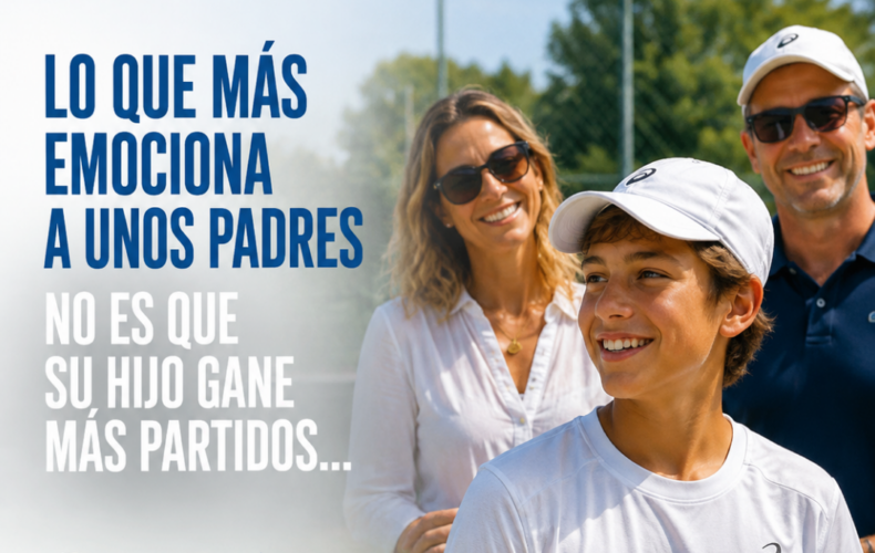 Lo que más emociona a unos padres no es que su hijo gane más partidos