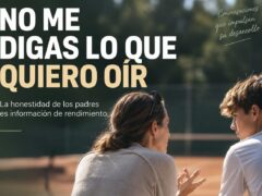 No me digas lo que quiero oír: la importancia de la honestidad cuando trabajamos con un joven tenista