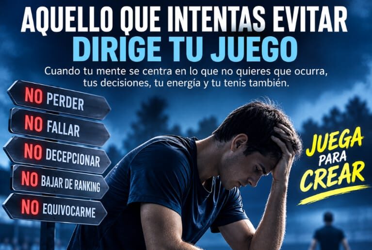 Aquello que intentas evitar dirige tu juego