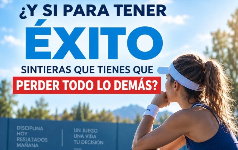 ¿Y si para tener éxito sintieras que tienes que perder todo lo demás?