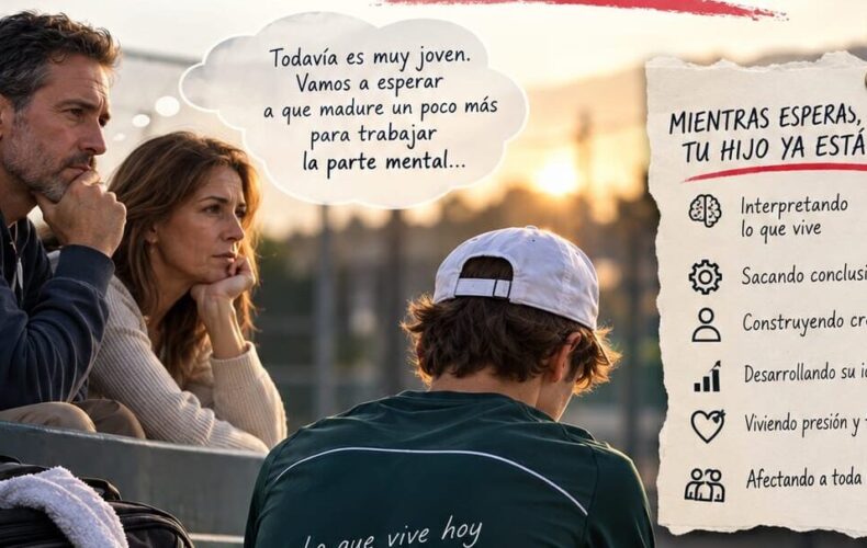 Esperar a que madure para trabajar la parte mental puede ser el error