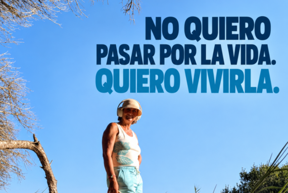 No quiero pasar por la vida. Quiero vivirla.