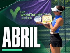 El tenis de Abril creció porque aprendió a sostenerlo