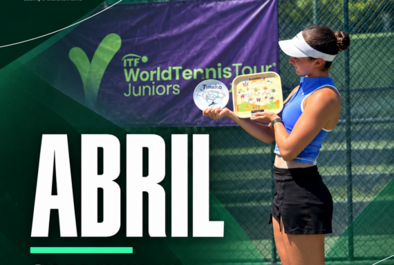 El tenis de Abril creció porque aprendió a sostenerlo
