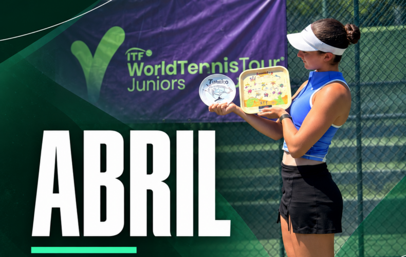 El tenis de Abril creció porque aprendió a sostenerlo